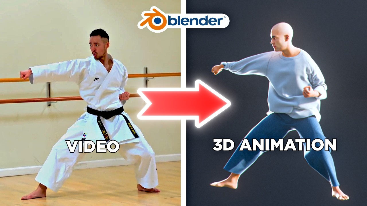 AI Motion Capture for Blender — No Mocap Suit Needed - YouTube