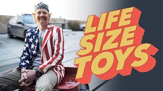 Life Size Toys: Ramping a Giant Radio Flyer Wagon by Nitro Circus 14,039 views 5 months ago 5 minutes, 55 seconds