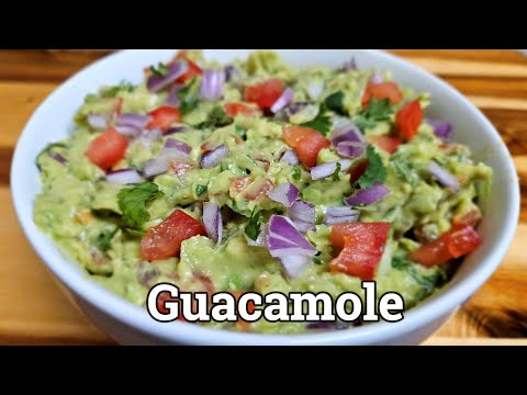 Guacamole Recipe, Quick and Easy | Fresh Homemade Guacamole Recipe | Avocado Dip Recipe #guacamole