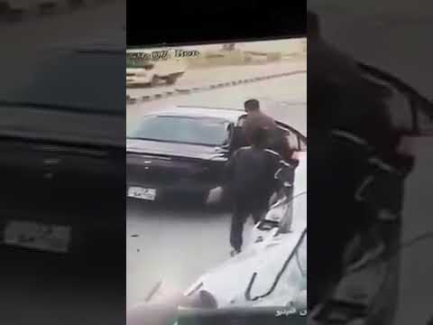 لحظة القبض على تاجر مخدرات في الحسينية