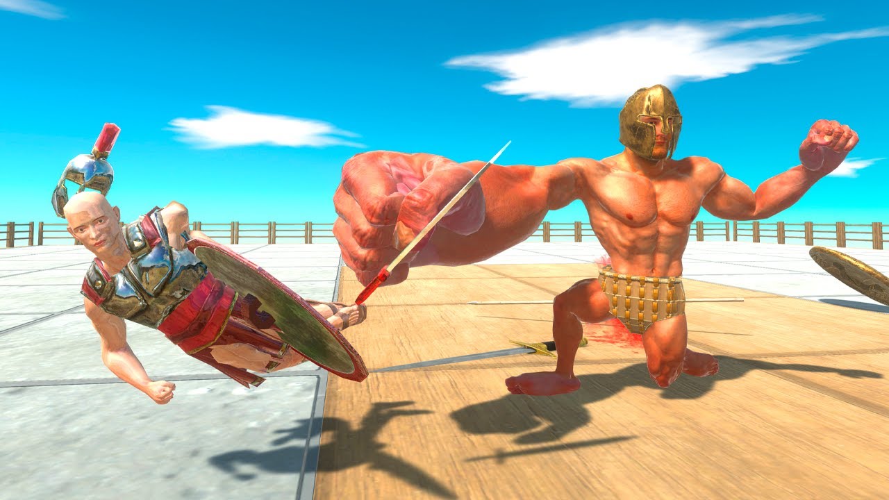 How Many Humans Needed to Defeat Achilles - Animal Revolt Battle Simulator