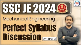 SSC JE 2024 Syllabus | SSC JE Syllabus for Mechanical Engineering | SSC JE Mechanical | by Rahul Sir