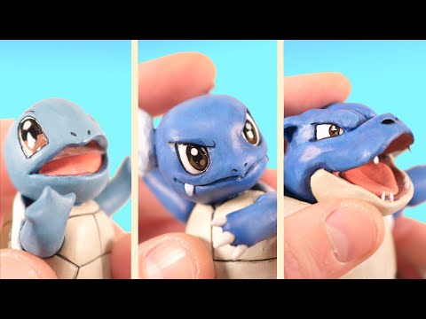 I made the Squirtle Evolution Line into a single amazing sculpture!