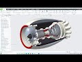 Jet engine cad build and assembly  ptc creo parametric  creo with chris  solidworks compatible