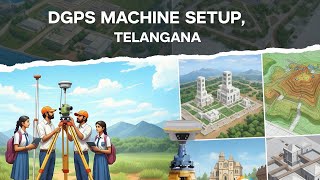 Dgps Machine Initial Setup Process In Telugu Dgps Surveying Bhoomitra