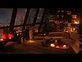 • 3 HOURS • Cozy Cabin at Night with Rain Sounds for Sleep, Study and Relax