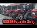 TRAKTÖR GARAJIMIZI TANITIYORUZ. ERKUNT HAŞMET 110, SERVET 80 - MASSEY FERGUSON 135, 266 GOLD