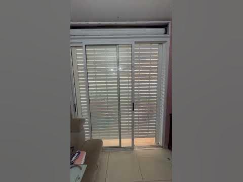 Установка алюминиевой трисы вместо старой #трис #ролеты #‏תריסים - YouTube