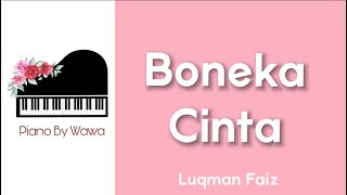 Boneka Cinta - Luqman Faiz (Piano Karaoke Original Key)