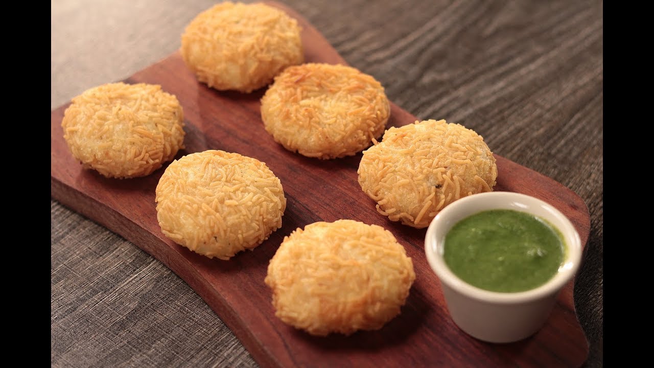 Aloo Bhujia Tikki | Sanjeev Kapoor Khazana