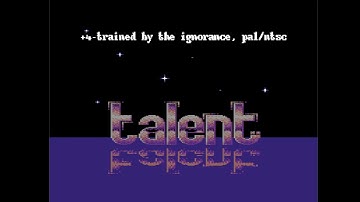 C64 Crack Intro: 1991 Talent Intro by X Ray
