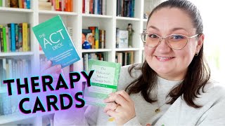 Top 4 therapy card decks for mental health | Skills for mental health + wellbeing ACT, DBT, 12S
Hello friends! Today were talk about 4 card decks that are great for mental health and wellbeing. I use these decks primarily for work around my mental illness, practicing skills Ive learned in therapy, and helping support me through challenging emotions. These are not a replacement for me for the therapy I need but are additional tools that I find really useful in maintaining mental wellness.
TIMESTAMPS
00:00 Intro
01:02 The ACT Deck (Acceptance & Commitment Therapy)
04:32 The DBT Skills Card Deck
08:09 Elements of Recovery Cards
09:54 Cups of Contemplation Cards
Decks:
The ACT Deck by Timothy Gordon and Jessica Borushok
The Dialectical Behavior Therapy Skills Card Deck by Matthew McKay and Jeffrey C. Wood
Elements of Recovery Cards by Beverly King - Beverlys website for details: https://elementsofrecovery.blogspot.com/
Cups of Contemplation Cards by Juli from @PeekabooRose
๐ธ Follow me on Instagram ๐ธ
https://www.instagram.com/kateyflowers
๐ Keep up with me on GoodReads ๐
https://www.goodreads.com/user/show/37721761-katey-flowers
๐ Support me on Patreon ๐
https://www.patreon.com/KateyFlowers
๐ซ Send me something! ๐ซ
Katey Flowers
PO Box 2390
Footscray VIC 3011
AUSTRALIA
๐ฆ Animated intro by Camille: https://www.fiverr.com/camille_ortiz
All thoughts and opinions expressed in my videos are honest and my own.
I live, work, and play on Wurrundjeri land, the sovereignty of which was never ceded. As such, I am paying the rent: https://paytherent.net.au/ Top 4 therapy card decks for mental health | Skills for mental health + wellbeing ACT, DBT, 12S
