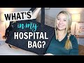 WHAT'S IN MY HOSPITAL BAG? // 38 WEEKS PREGNANT // BABY #1