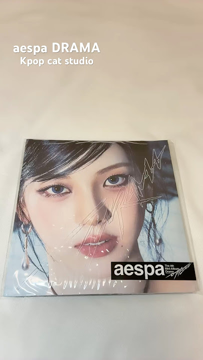 aespa drama album unboxing#aespa  #karina #winter #giselle #ningning #album #unboxing #kpop