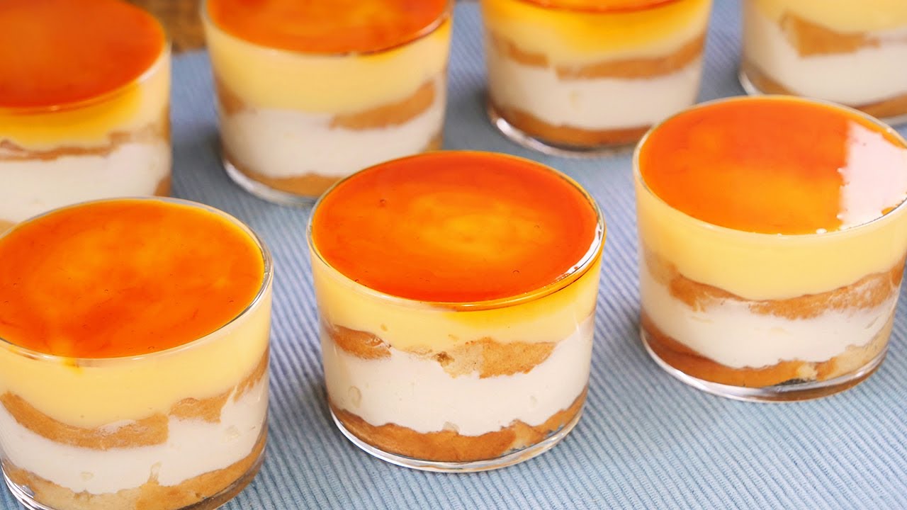 Postre en Vasito sin horno - Goxua (fácil y delicioso)