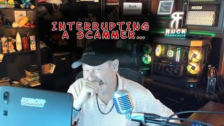 Furious scammer can't get a word in edgewise!