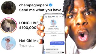 DM’ing 100 Famous Rappers Asking For A Feature!! **SHE REPLIED**