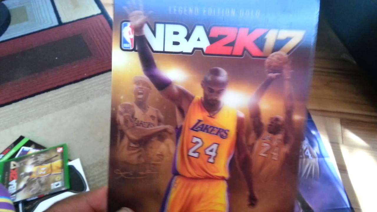 NBA 2K17 Legend Gold Unboxing!!!!