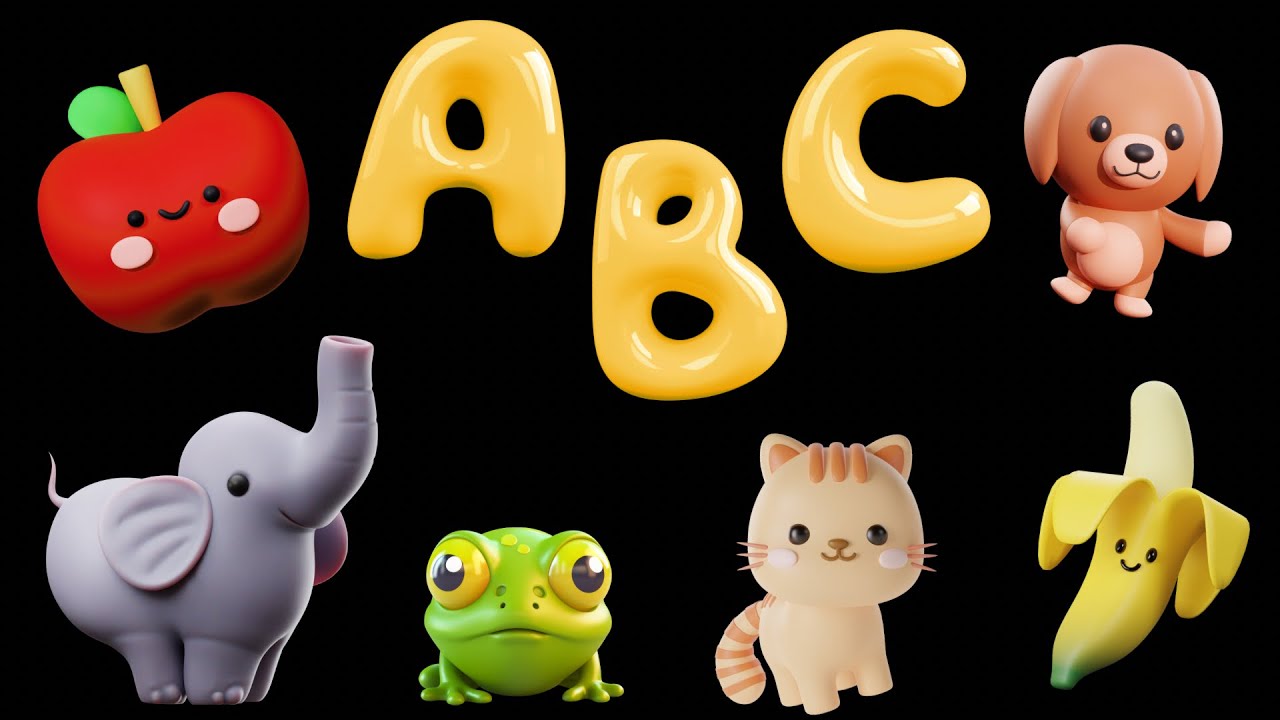ABC Baby Toddler Sensory Learning | Fun Alphabet Video for Early ...