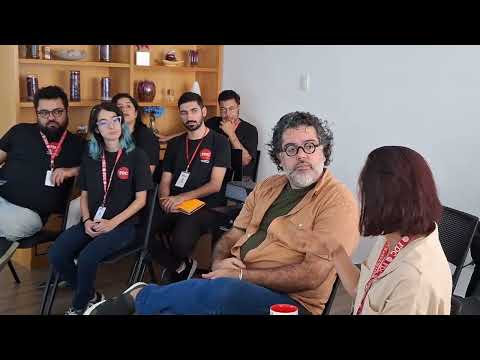 O NOVO COORDENADOR DE FOMENTO DA CAPITAL, PEDRO LEÃO, FAZ UMA VISITA À CENTRAL DE NOTÍCIAS.