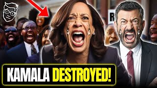 CHAOS: Kamala SCREAMED OUT of Jimmy Kimmel Show On LIVE-TV By Democrat Activists! | 'We HATE You!'🚨
