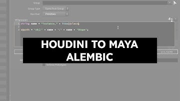 Houdini To Maya Alembic