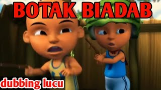 Botak biadab vs Wibu    Dubbing Upin Ipin lucu kocak