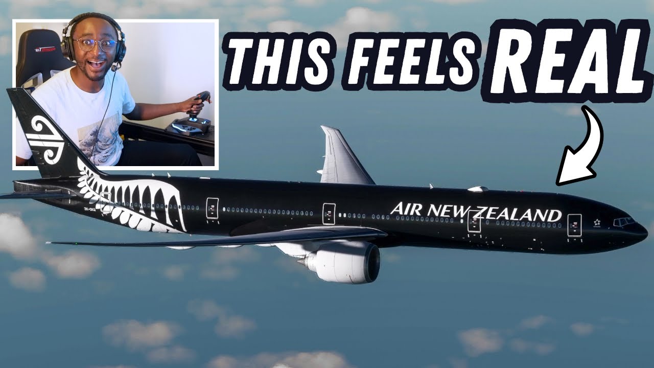 Полет в Новую Зеландию в MSFS был НЕВЕРОЯТНЫМ (с НАСТОЯЩИМ УВД!)