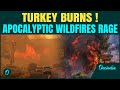 Turkey Wildfires Breaking Massive Flames Engulf Houses As 50 000 Flee Europe Early Heatwave Killing 