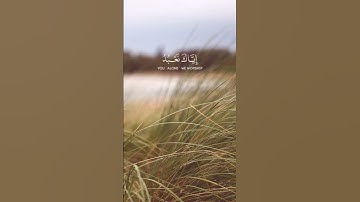 سورة الفاتحة بصوت يريح القلب