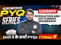 UGC NET Geography Unit 5 | UGC NET Geography Population and Settlement PYQs | UGC NET Geography PYQs