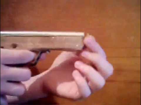 Как сделать самодельное пистолет видео самодельный пистолет на пистонах и сере от спичек - YouTube