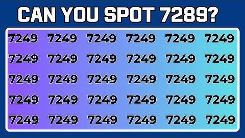 Test Your Observation Skill! Spot The Odd Numbers and Letters