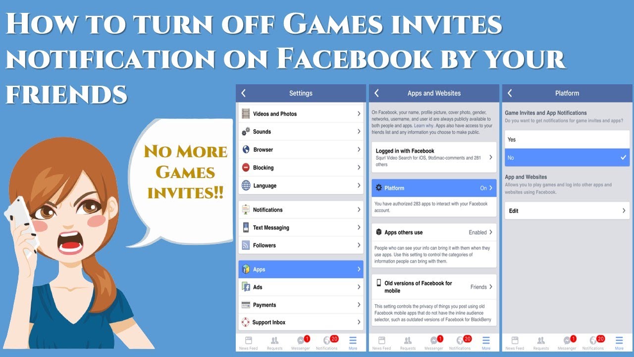 how to turn off game notifications on facebook | how to stop game notifications on facebook