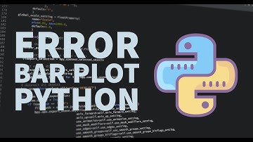 | Error Bar Plot Python | Data Visualization |