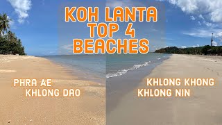 Top 4 Beaches on Koh Lanta Thailand