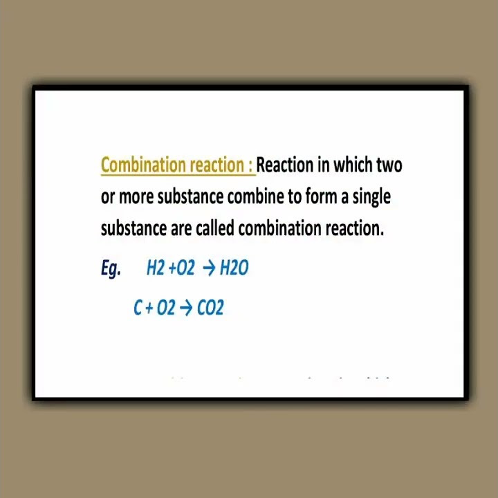 define-combination-reaction-chemical-reaction-and-it-s-equation