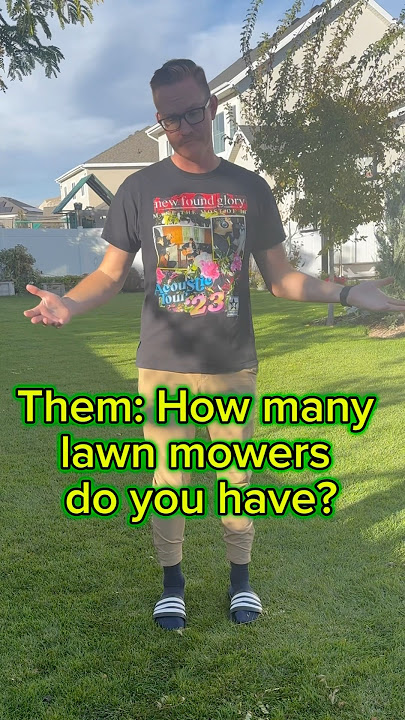 How many lawn mowers do I own?! #lawn #lawncare #mower #lawnmower #toro @mammotiontech
