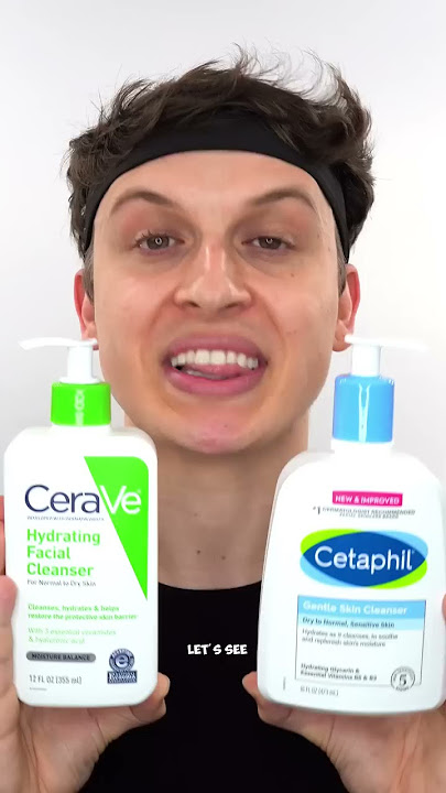 CeraVe Vs Cetaphil Cleanser! #shorts