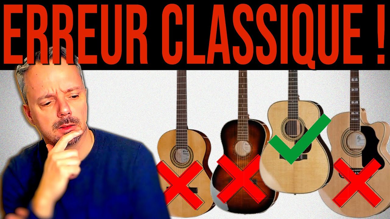 Quelle guitare acoustique pour débutant ?
