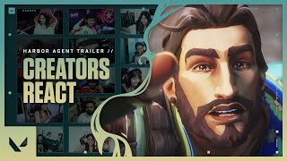 Creators React to Harbor // VALORANT