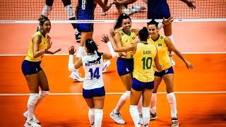 HERE'S HOW Volleyball Team Brazil beat Italy at the World Championship 2022 (HD)