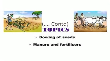 Class 8, Science, Crop Production and management, Part 3