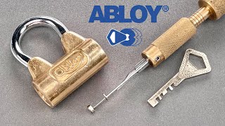 [1416] RetroCool Abloy Padlock Picked (Model 3020C)