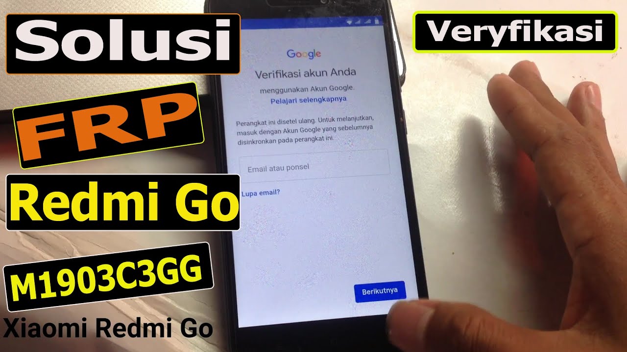 Redmi Go Frp Bypass