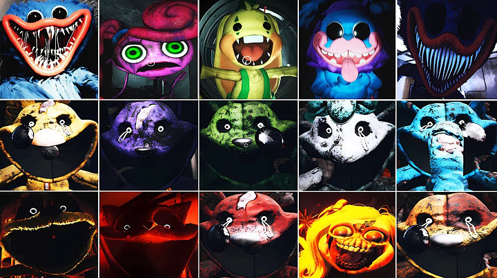 Poppy Playtime Chapter 1 - 3 ALL JUMPSCARES