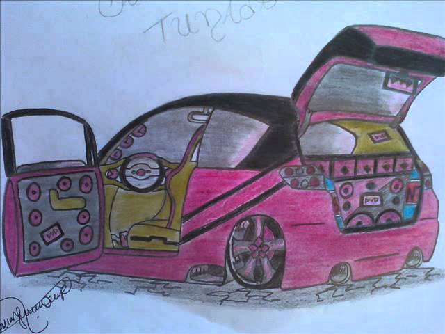 Desenhos de carros rebaixados 