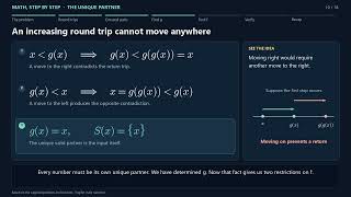 One Unique Partner Determines the Entire Function | No Continuity Needed