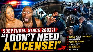 ENTITLED Man THREATENS Cops After Driving Without a License for 23 YEARS!