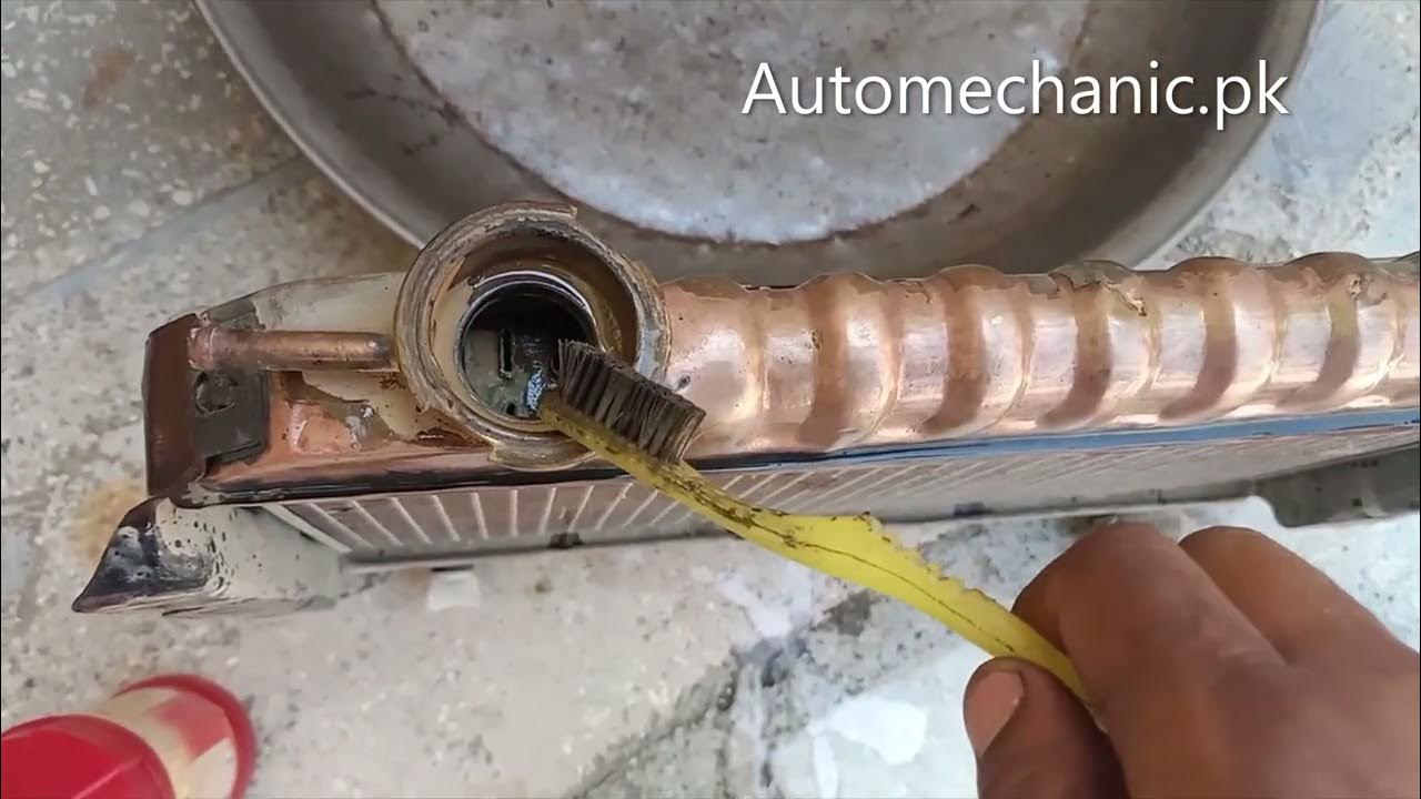 How To Clean Radiator At Home Clean Car Radiator Urdu Hindi
